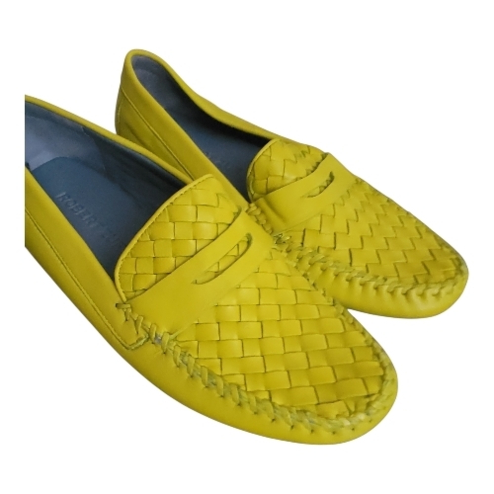 Robert Zur, Petrra, Kiwi Woven Leather Loafers, 9 - Picture 2 of 4